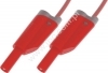 2715-IEC-150-RT  Przewód PVC 1,5mm2, 1,5m, 2x(wt.pr+gn)4mm, czerwony, ELECTRO-PJP, 2715IEC150RT
